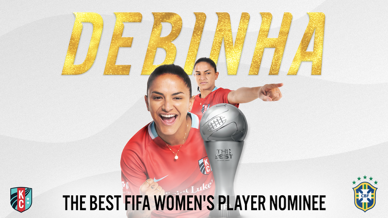 Kansas City Current Midfielder Debinha Nominated For The Best FIFA