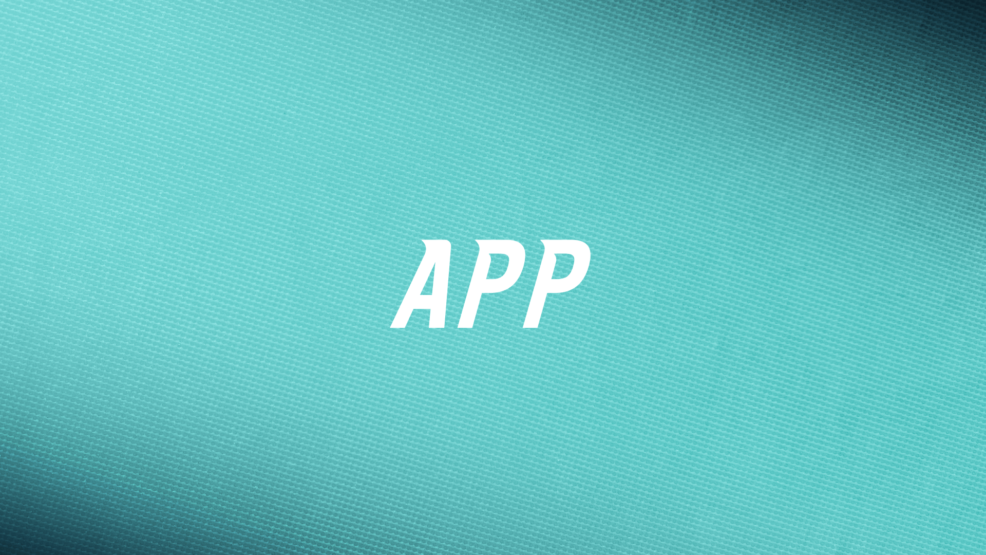 A graphic with the text "App" on a teal background.