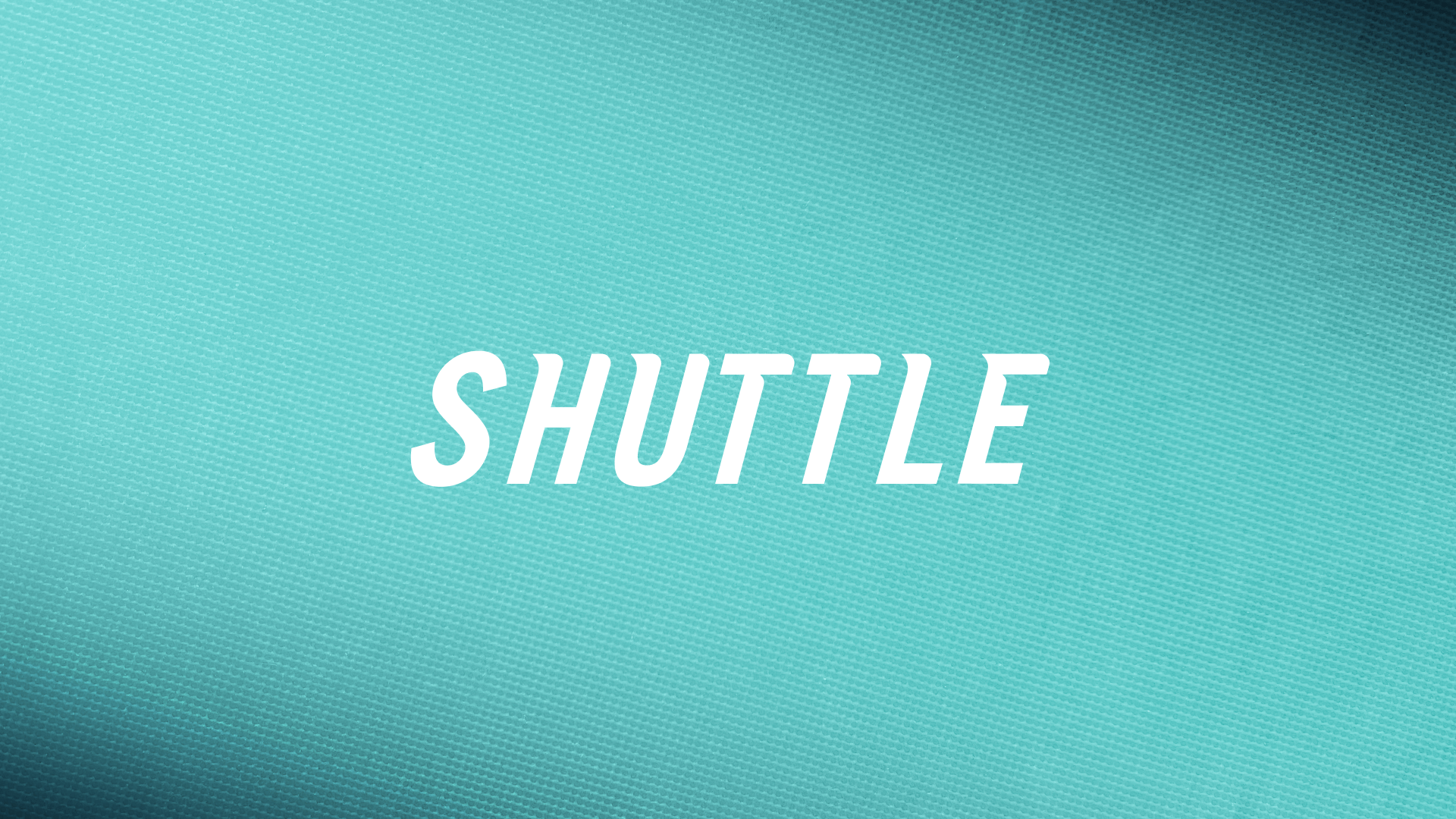 A graphic with text "Shuttle" on a teal background.