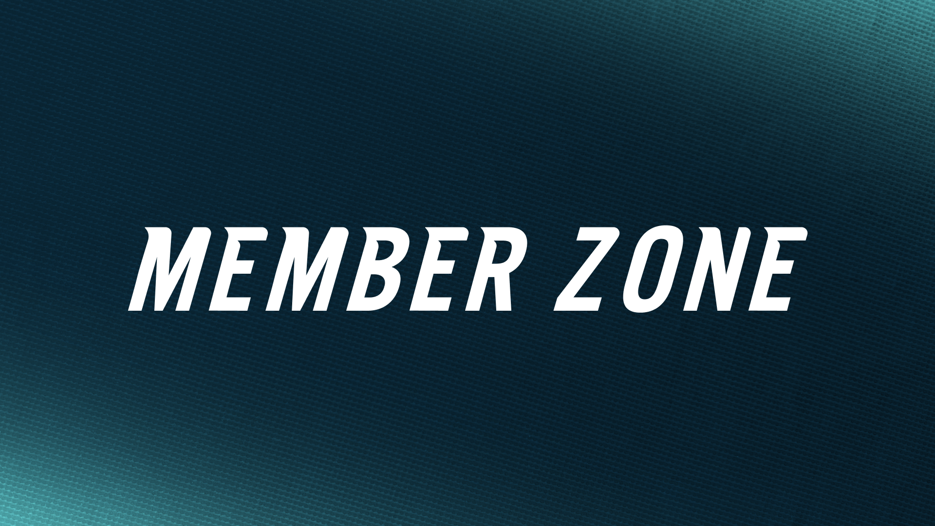 A graphic with the text "Member Zone" on a navy background.