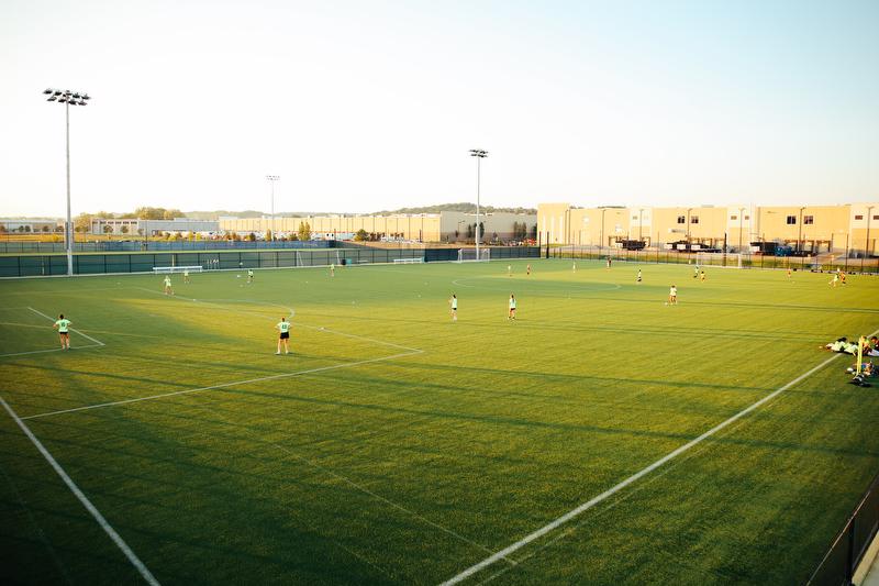 One of the premium turf fields.