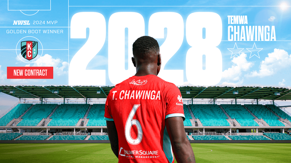 Kansas City Current forward Temwa Chawinga agrees to three-year contract extension Kansas City Current