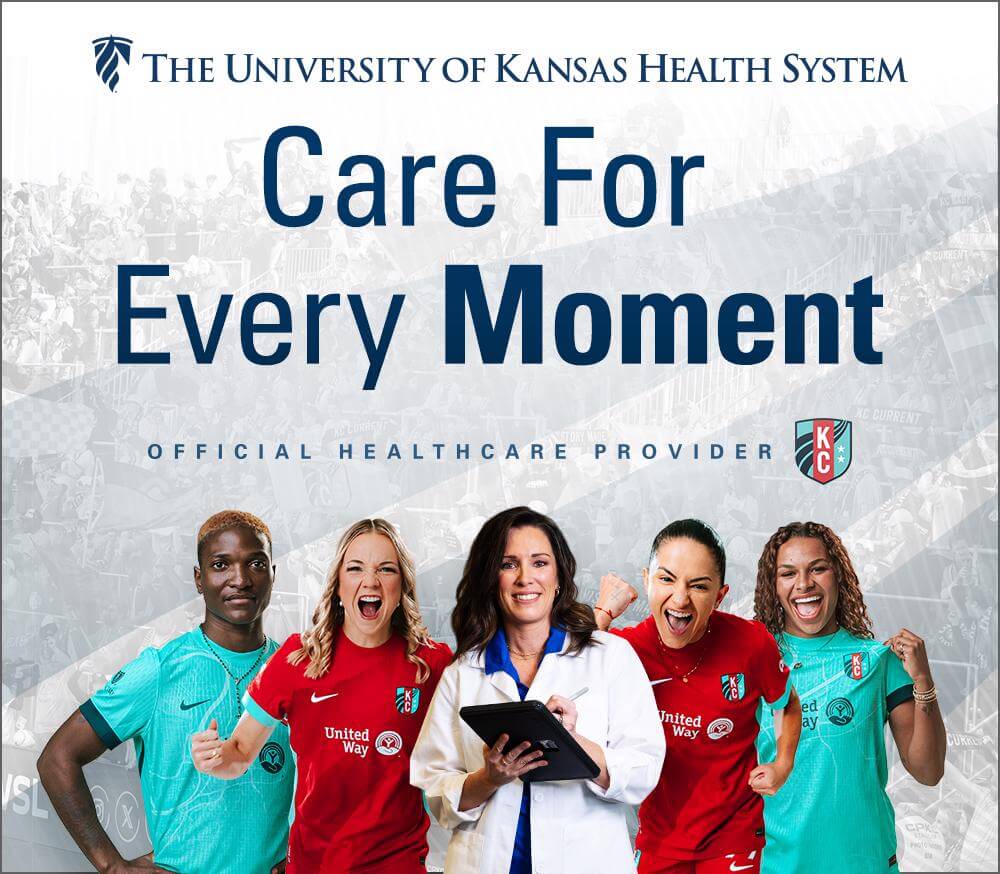 Care for every moment with The University of Kansas Health System Offical Healthcare provider of the Kansas City Current