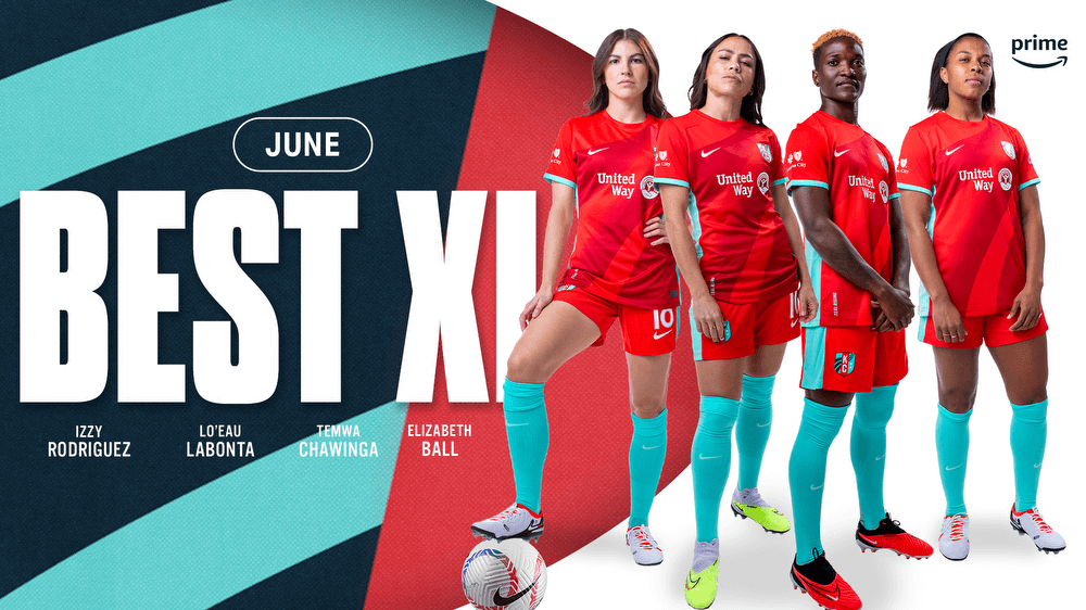 Four Kansas City Current Players named to NWSL June Best XI, presented by Amazon Prime Kansas City Current