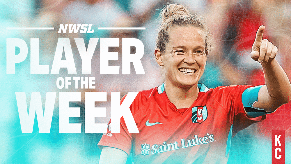 Kansas City Current forward Kristen Hamilton voted  Week Sixteen NWSL Player of the Week  Kansas City Current