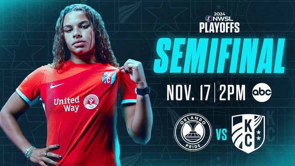 Kansas City Current set to play Orlando Pride Sunday, Nov. 17 in NWSL Semifinal  Clash of NWSL powerhouses broadcast on ABC beginning at 1:30 p.m. CT Kansas City Current