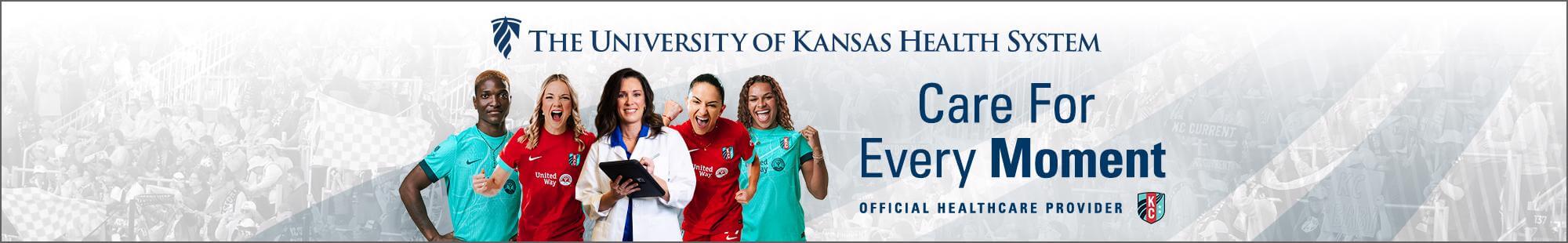 Care for every moment with The University of Kansas Health System Offical Healthcare provider of the Kansas City Current