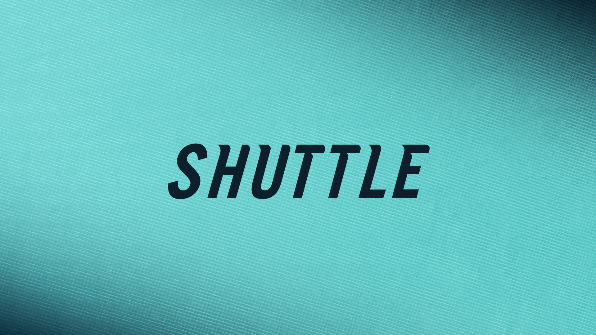 A graphic that has text that say Shuttle representing a Button.