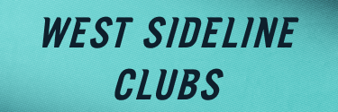 A graphic with text that says West Sideline Clubs representing a button.