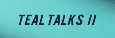 A graphic with text that says Teal Talks 2 representing a button.