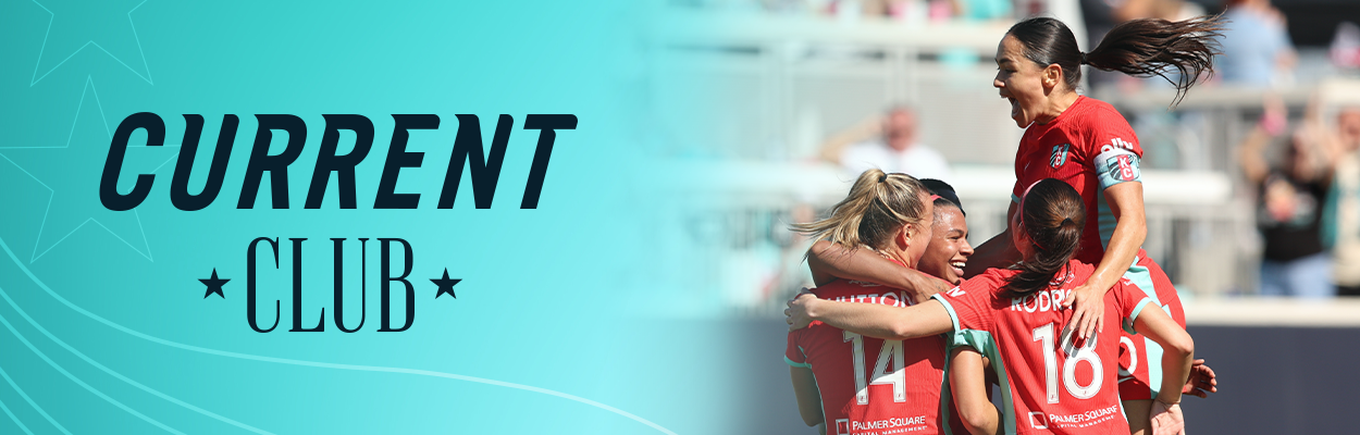 A header graphic with text that say Current Club including a photo of players celebrating.